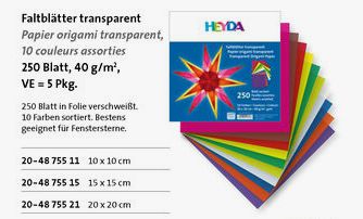 Origami transparentne